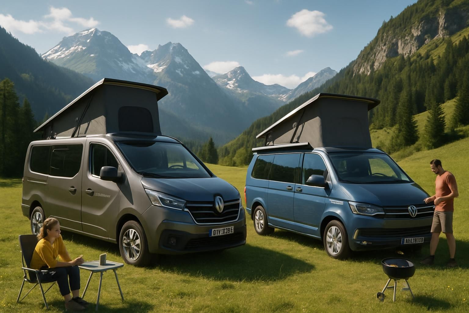 découvrez notre comparatif express entre le renault trafic spacenomad et le volkswagen california pour choisir le van aménagé parfait. trouvez le véhicule idéal pour des vacances confortables et inoubliables.