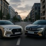 découvrez le face-à-face électrisant entre la ds4 e-tense et la renault mégane e-tech, deux icônes du design automobile français qui révolutionnent la mobilité électrique.