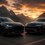 découvrez le duel ultime entre l'audi rs q8-r abt et la lamborghini urus venatus mansory, deux monstres de puissance et de performance s'affrontant dans une bataille incroyable au sommet.