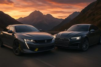 découvrez le duel électrique et sportif entre la peugeot 508 pse et l'audi s5 sportback, deux berlines hautes performances s'affrontant au sommet pour séduire les amateurs de puissance et de technologie.