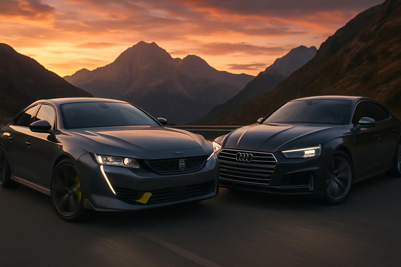 découvrez le duel électrique et sportif entre la peugeot 508 pse et l'audi s5 sportback, deux berlines hautes performances s'affrontant au sommet pour séduire les amateurs de puissance et de technologie.