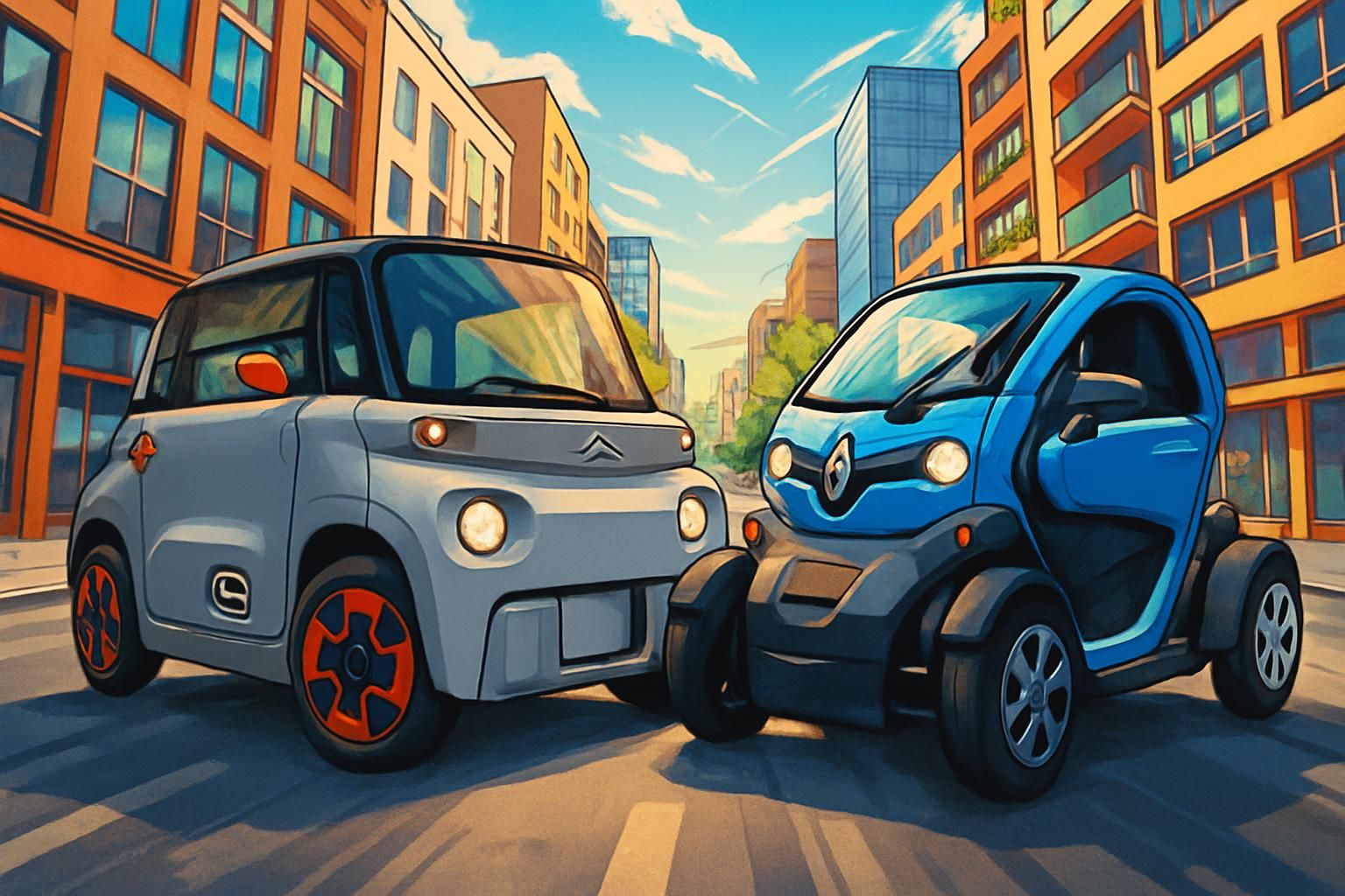 Duel électrique : Citroën AMI face à Renault Twizy, la bataille pour la mobilité urbaine de demain découvrez le duel électrique entre la citroën ami et la renault twizy, deux solutions innovantes pour la mobilité urbaine de demain. analyse, comparatif et perspectives d'avenir.