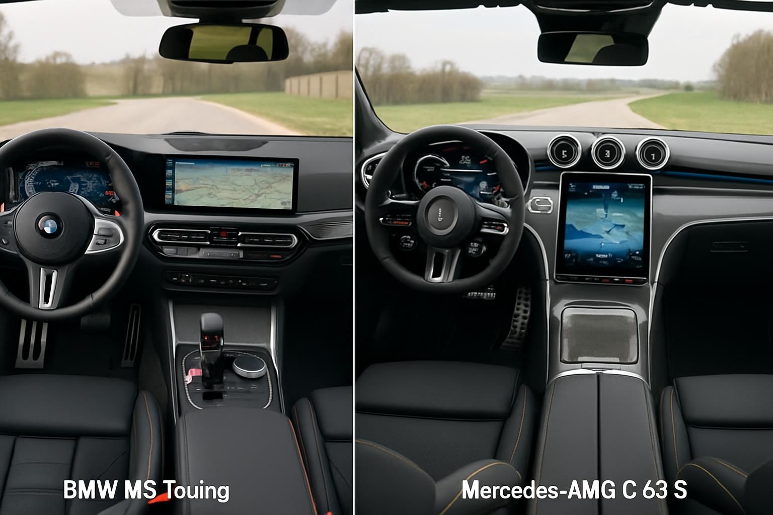 découvrez le duel explosif entre la bmw m3 touring et la mercedes-amg c 63 s, deux breaks sportifs emblématiques qui s'affrontent avec puissance et style.