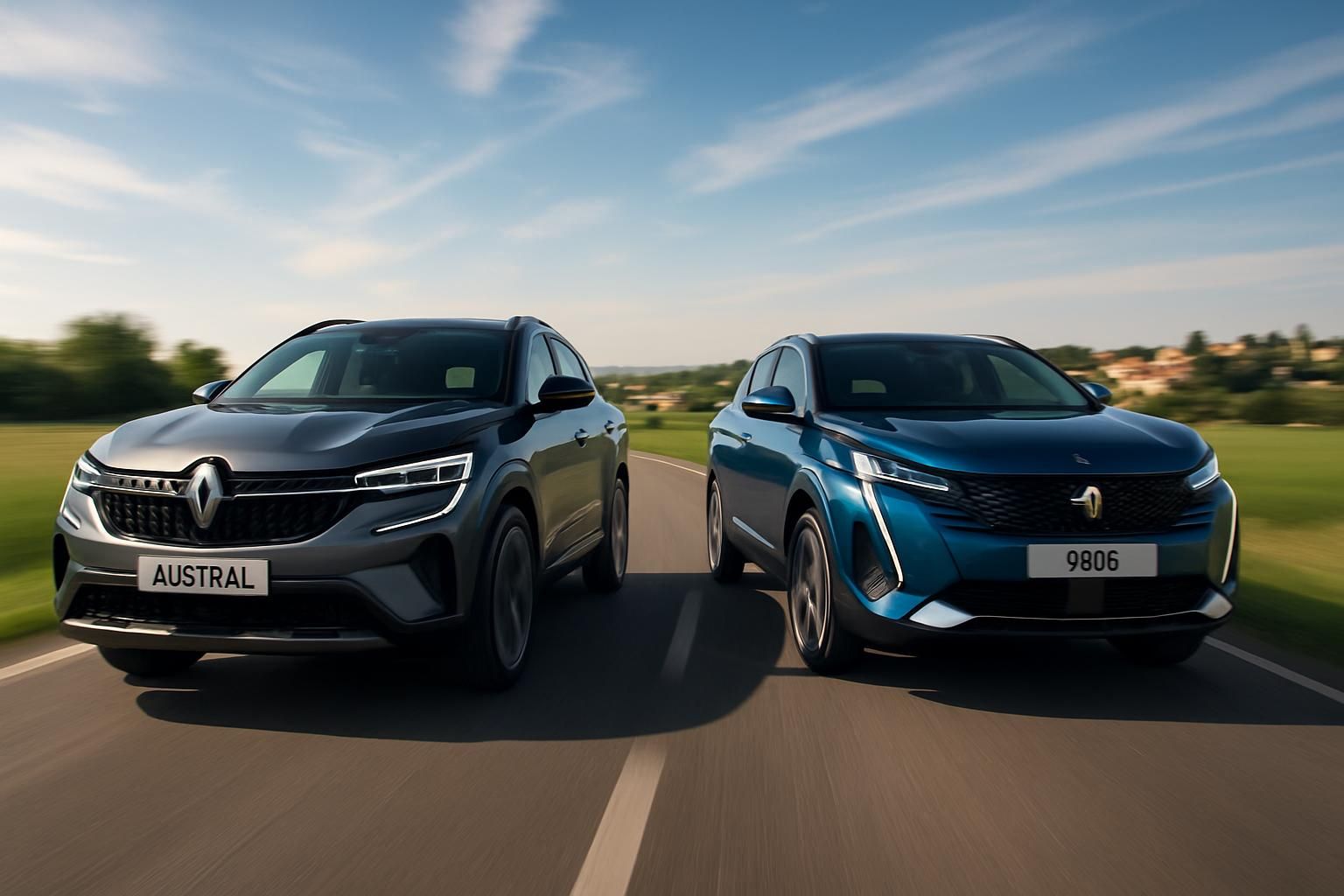 Duel surprenant : Renault Austral et Peugeot 3008 inversent les rôles découvrez le duel inattendu entre le renault austral et le peugeot 3008, où les deux modèles échangent leurs caractéristiques et surprennent les amateurs d'automobile.
