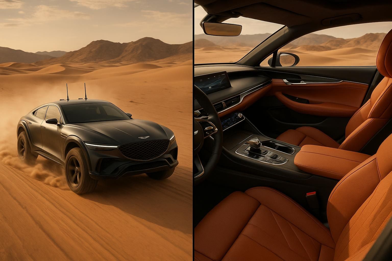 découvrez la nouvelle supercar tout-terrain de genesis, une véritable explosion de puissance avec ses 1 100 chevaux, alliant performance extrême et design avant-gardiste pour une expérience de conduite unique.
