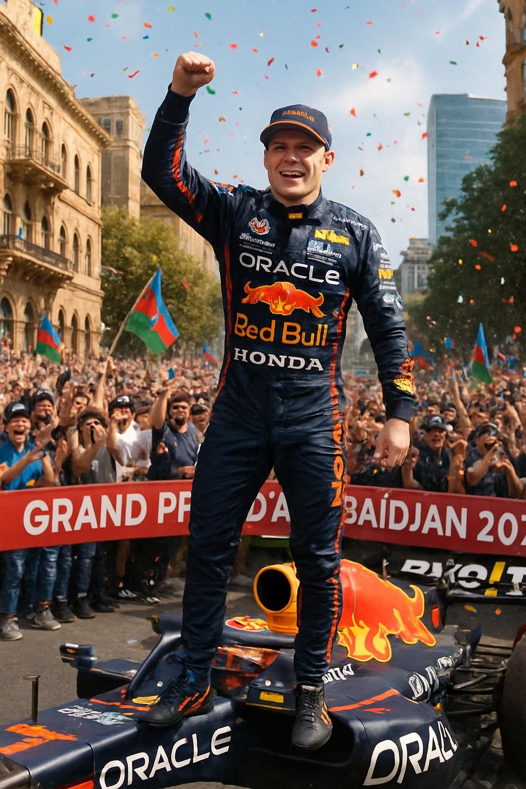 revivez le grand prix d'azerbaïdjan 2025 où max verstappen s'impose brillamment tandis qu'oscar piastri abandonne, compromettant ses espoirs de championnat.