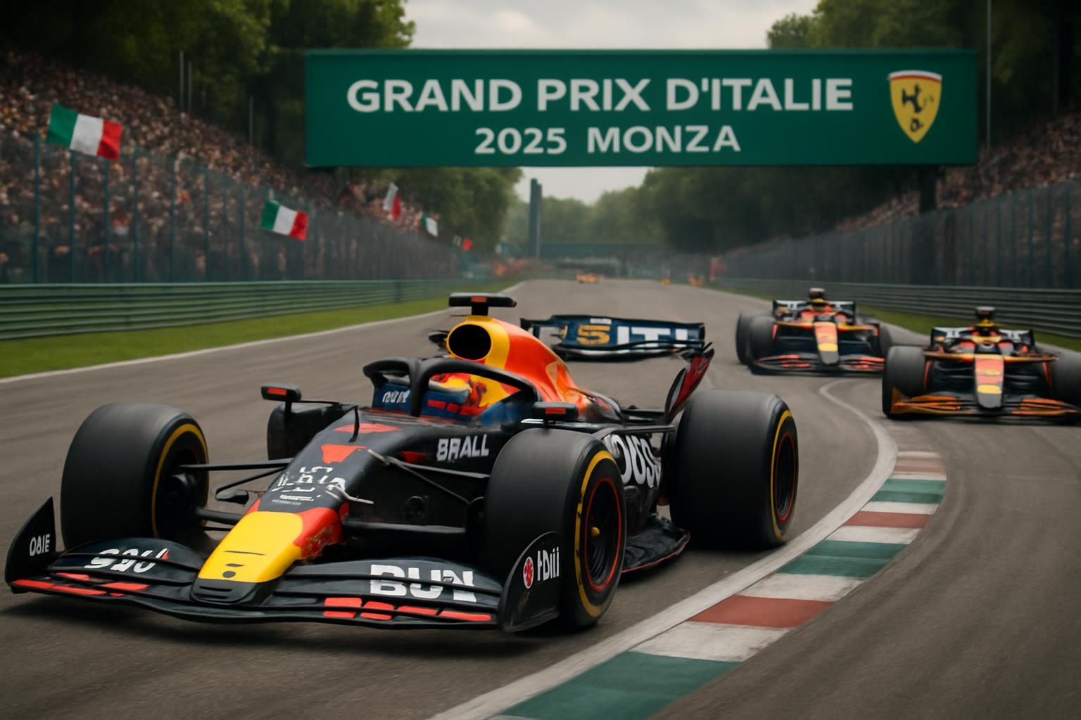 revivez le grand prix d’italie 2025 où max verstappen s'impose pour sa 66e victoire, devançant brillamment les mclaren sur le podium. une course pleine de suspense et de performances exceptionnelles !