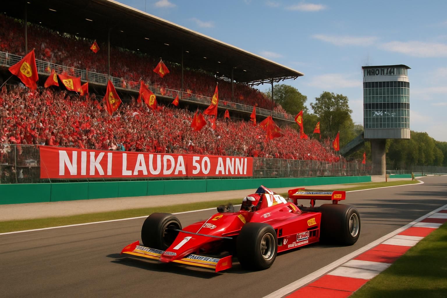 découvrez comment ferrari célèbre à monza les 50 ans du premier triomphe légendaire de niki lauda lors du grand prix d’italie, un hommage vibrant à une page historique de la formule 1.