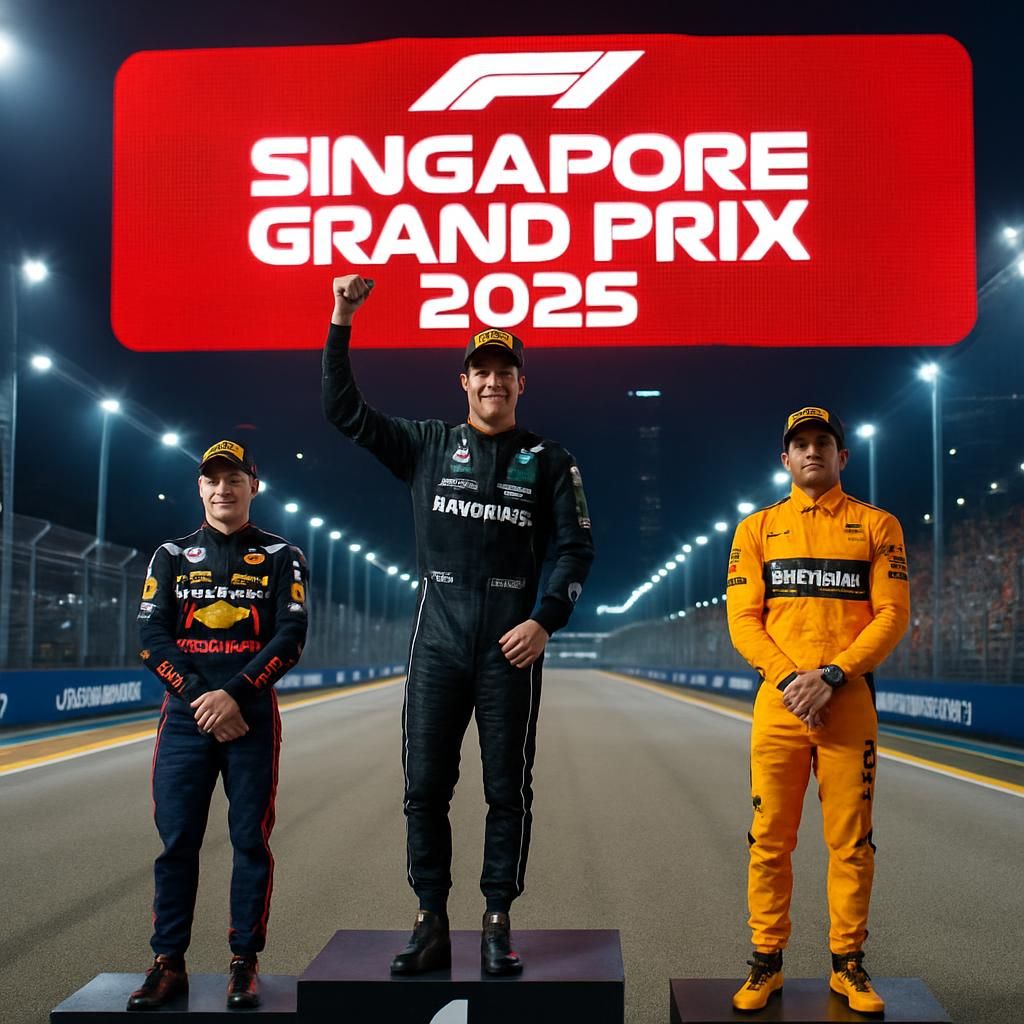 revivez le grand prix de singapour 2025 avec la victoire spectaculaire de george russell et mercedes, tandis que mclaren décroche le titre de champion des constructeurs dans une saison mémorable.
