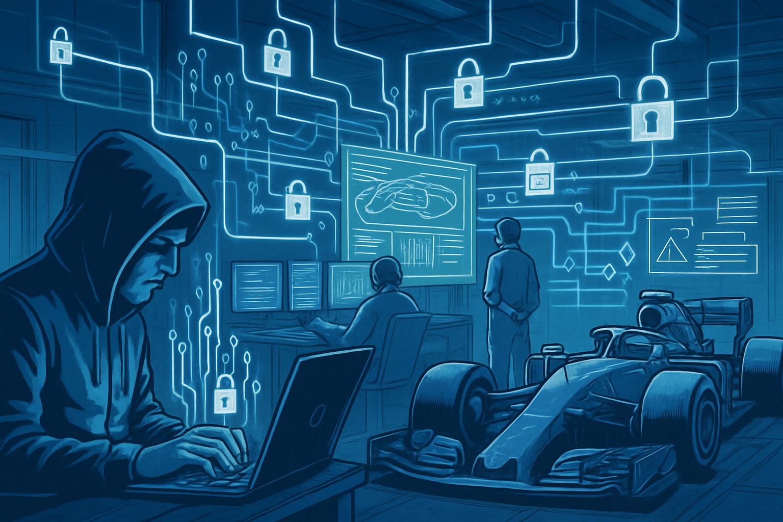 découvrez les détails de l'intrusion chez alpine f1 : s'agit-il d'un simple cambriolage ou d'une opération d'espionnage industriel sophistiquée ? analyse et enjeux.