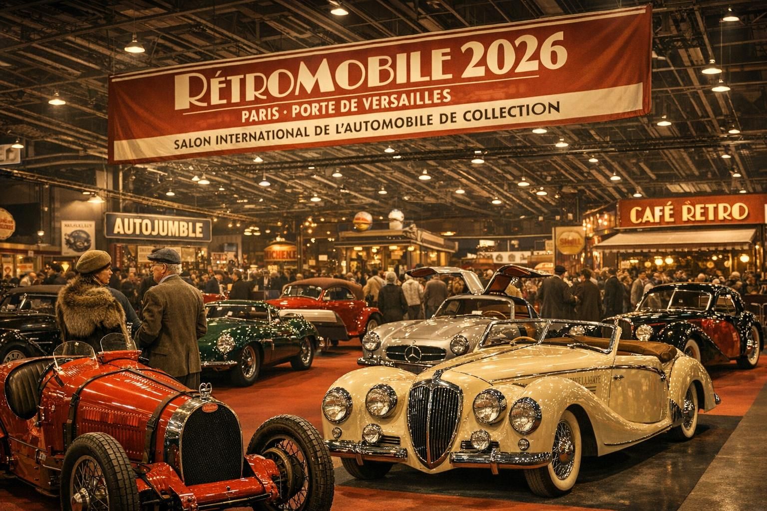 découvrez les offres incontournables de voitures anciennes à retromobile 2026 et plongez dans un voyage fascinant au cœur de l'histoire automobile.