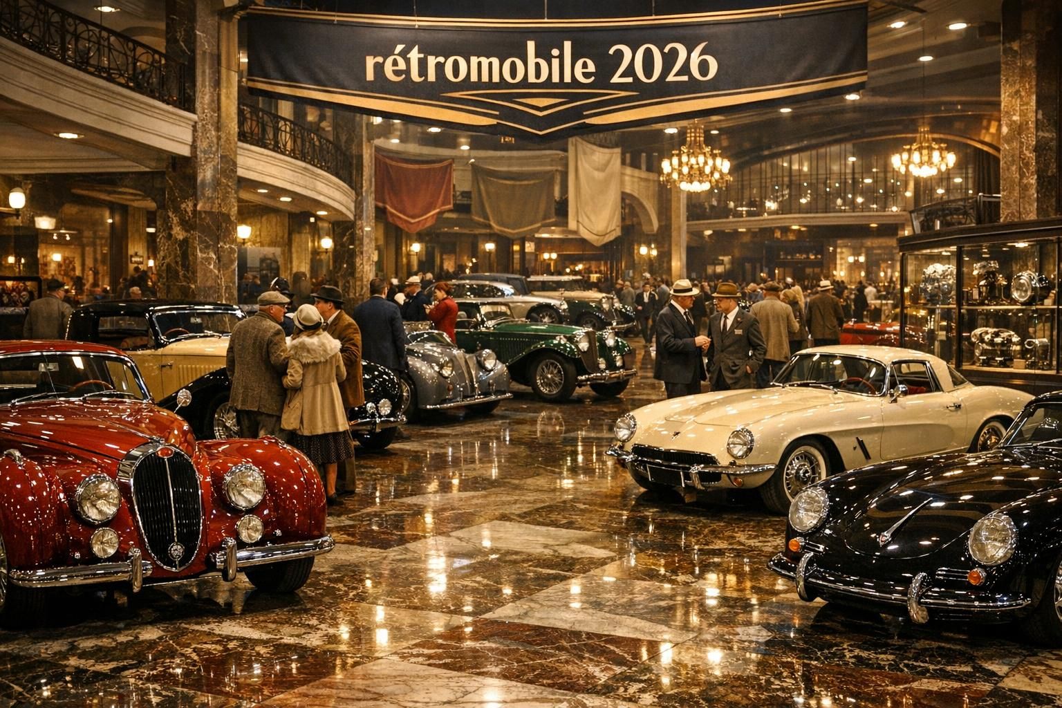 découvrez les offres incontournables de voitures anciennes à retromobile 2026 et plongez dans un voyage passionnant au cœur de l'histoire automobile.