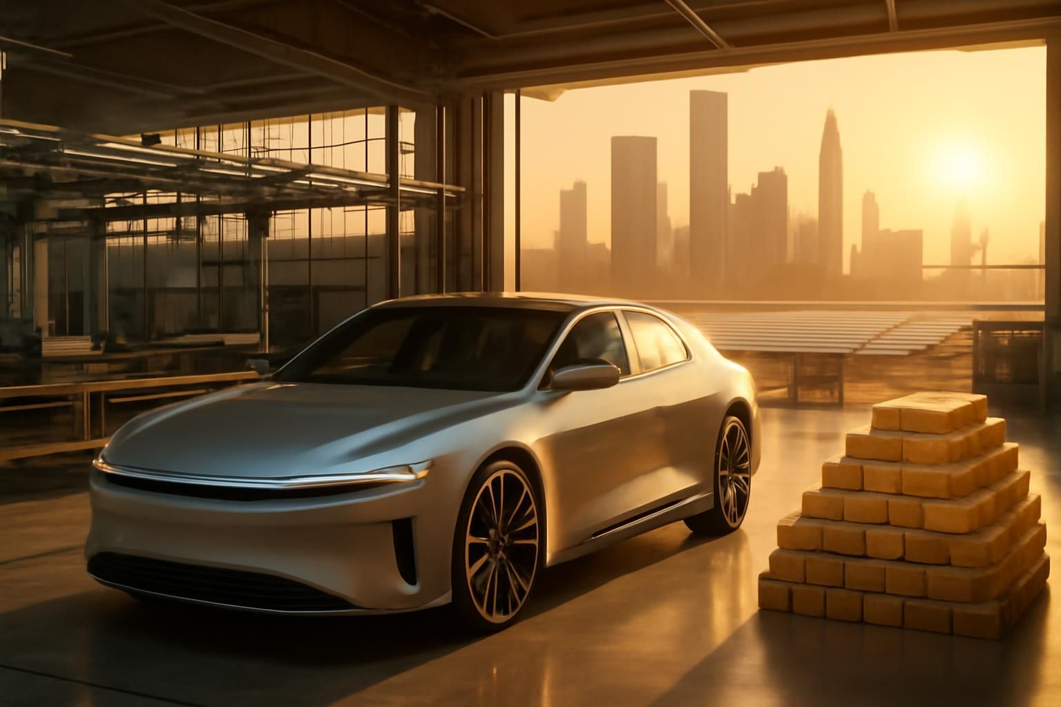 lucid, présenté comme un concurrent sérieux de tesla, rencontre des difficultés à s'imposer sur le marché malgré un important financement saoudien.