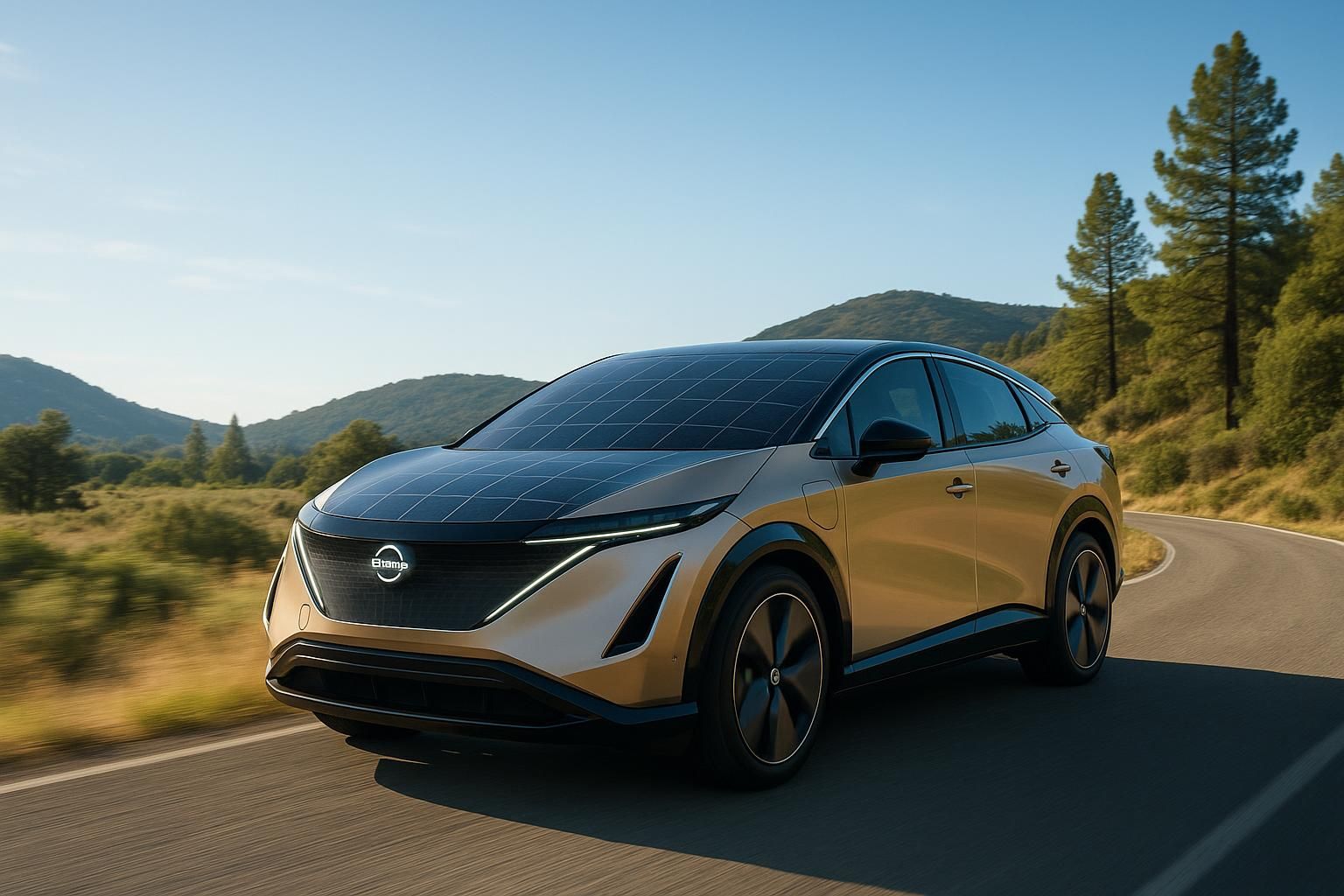 découvrez le nissan ariya, un concept-car innovant qui intègre des panneaux solaires pour une autonomie accrue et une conduite plus écologique.