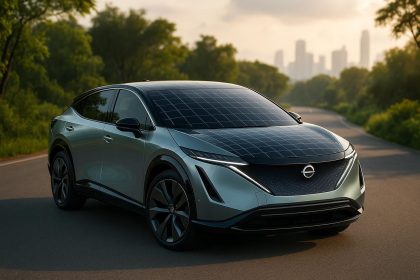 découvrez le nissan ariya, un concept-car innovant qui intègre des panneaux solaires pour une autonomie écologique et une technologie de pointe.