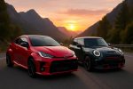 découvrez la toyota gr yaris et la mini jcw gp, deux voitures sportives d'exception alliant performance, design unique et exclusivité mondiale.