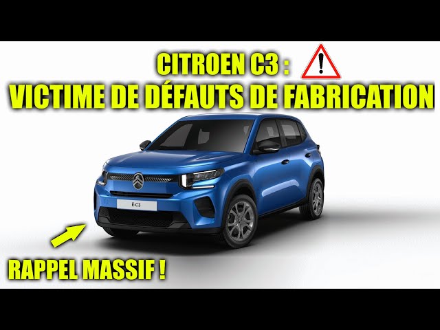 informez-vous sur le rappel officiel des modèles citroën c3 et c3 aircross pour garantir votre sécurité et celle de votre véhicule. vérifiez les détails et les démarches à suivre.