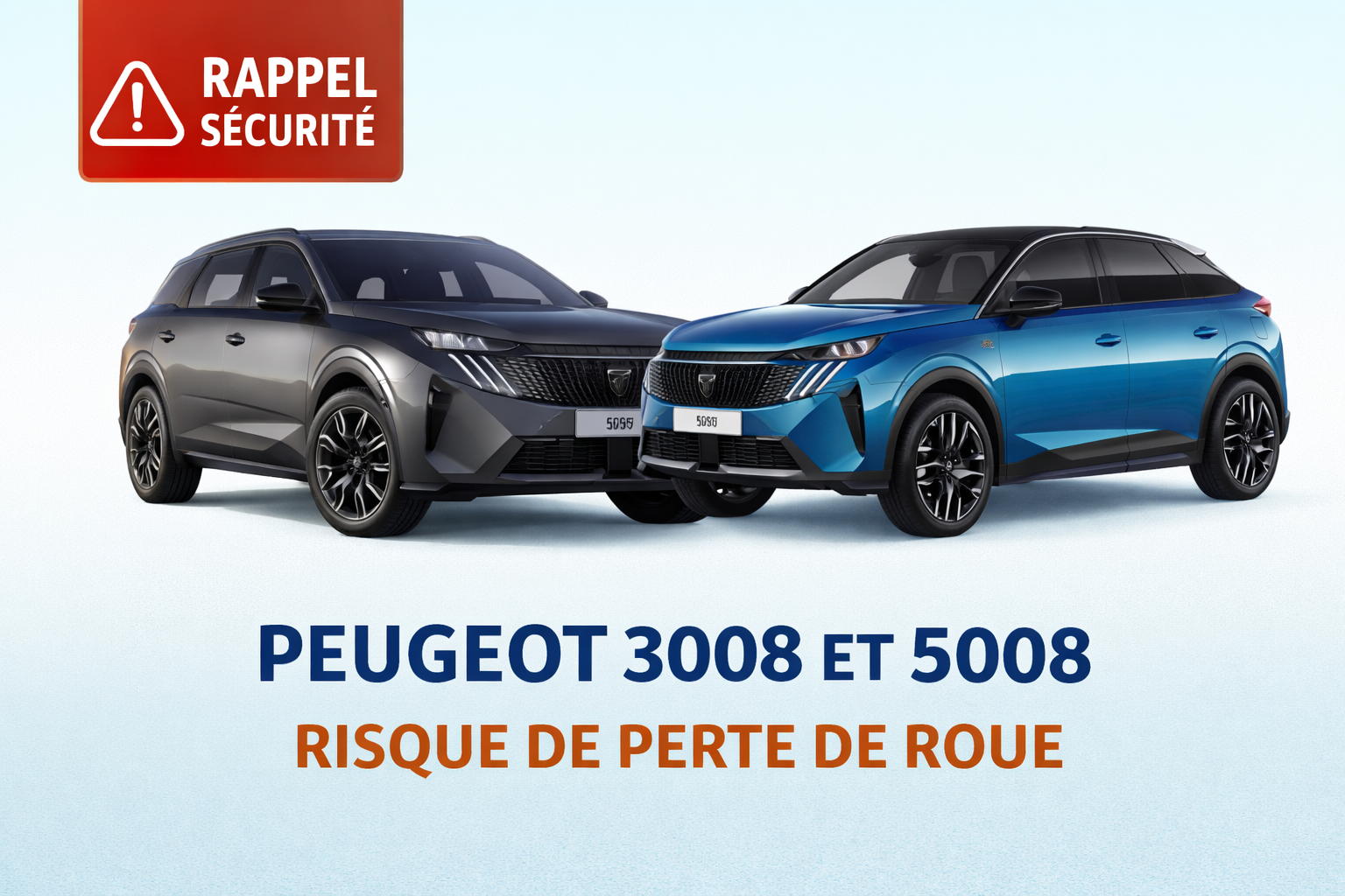 rappel de 30 000 peugeot 3008 et 5008 en raison d'un défaut technique. informez-vous sur les modèles concernés et les mesures à prendre pour garantir votre sécurité.