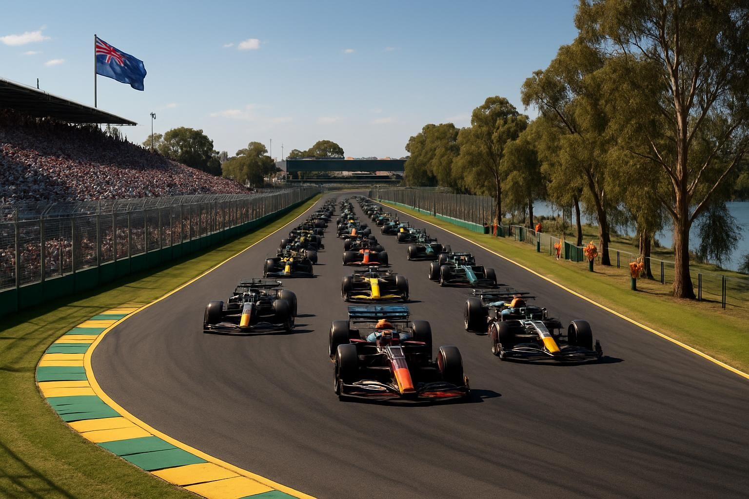 explorez le grand prix d’australie de formule 1 : découvrez le circuit emblématique de melbourne, les records historiques et les moments clés avant le départ de la course.