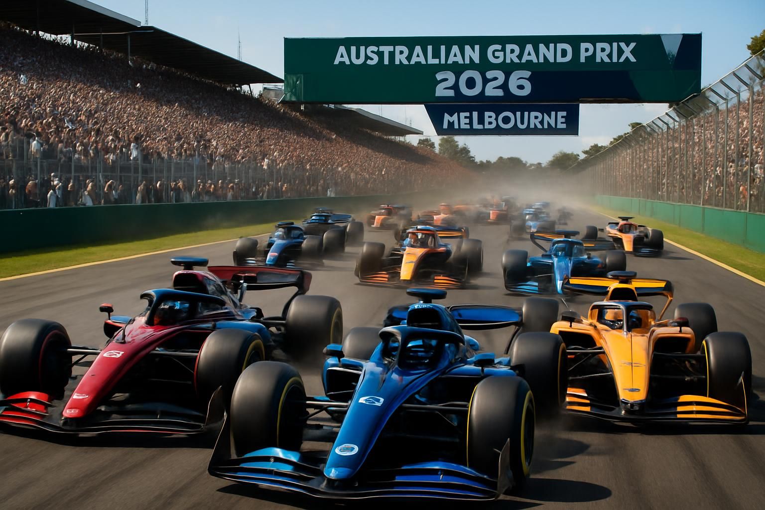 découvrez les premières révélations explosives du grand prix d'australie 2026, marquant le coup d'envoi de la saison de f1 avec des monoplaces révolutionnaires qui promettent de bouleverser la compétition.