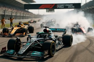 revivez les moments forts du grand prix de chine 2026 : lewis hamilton surprend mercedes, mclaren abandonne prématurément et isack hadjar réalise un tête-à-queue spectaculaire lors d'un départ intense!