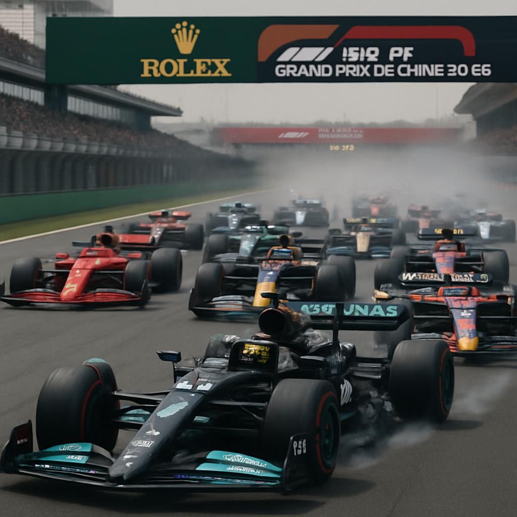 revivez le grand prix de chine 2026 avec un départ palpitant : lewis hamilton surprend mercedes, mclaren abandonne tôt et isack hadjar réalise un tête-à-queue spectaculaire !