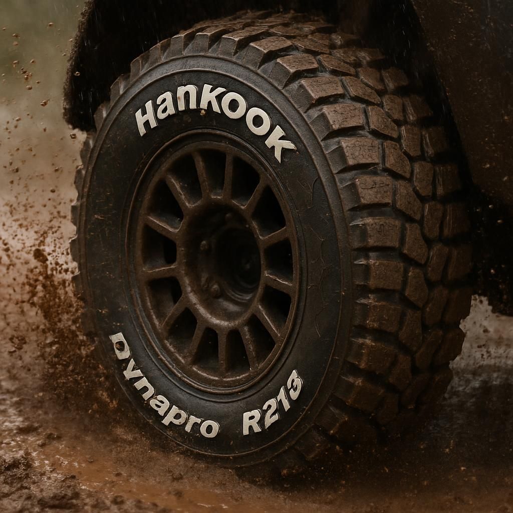 découvrez le nouveau pneu tout-terrain de hankook, spécialement conçu pour le safari rally, alliant performance et durabilité pour affronter les terrains les plus exigeants.