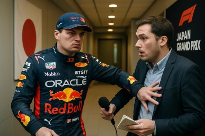 Max Verstappen, amer, expulse un journaliste avant la conférence de presse du GP de F1 au Japon max verstappen, visiblement amer, expulse un journaliste juste avant la conférence de presse du grand prix de formule 1 au japon, suscitant des réactions marquantes.