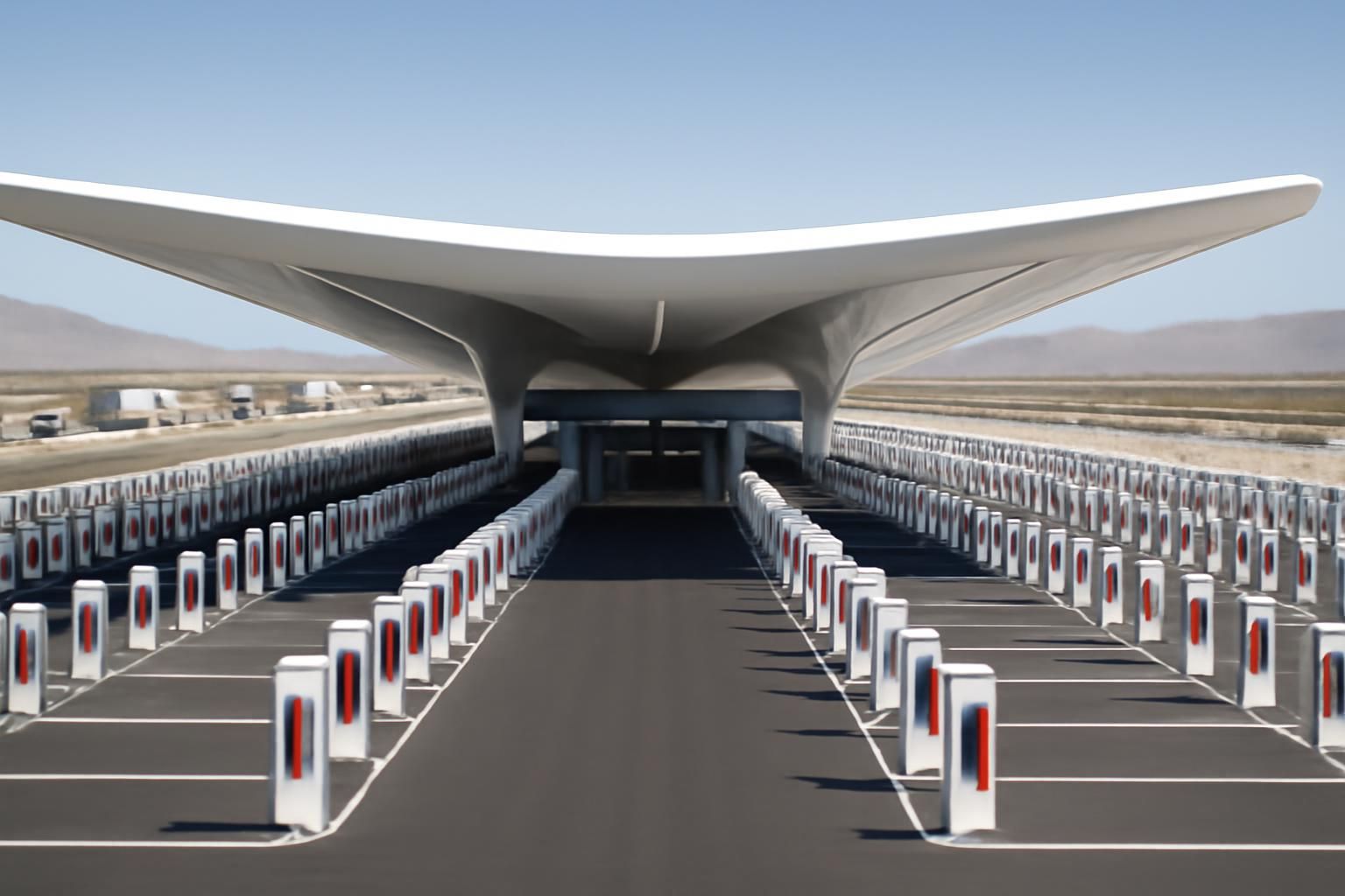 découvrez la nouvelle station de recharge tesla de 400 bornes, une installation colossale qui révolutionne le monde des véhicules électriques avec une capacité inédite et un service ultra-rapide.