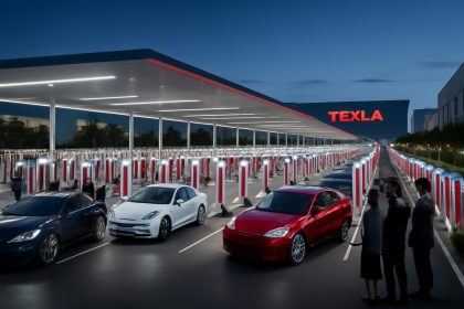 tesla s'apprête à inaugurer une station de recharge géante avec 400 bornes, marquant une révolution mondiale inédite dans l'infrastructure de véhicules électriques.