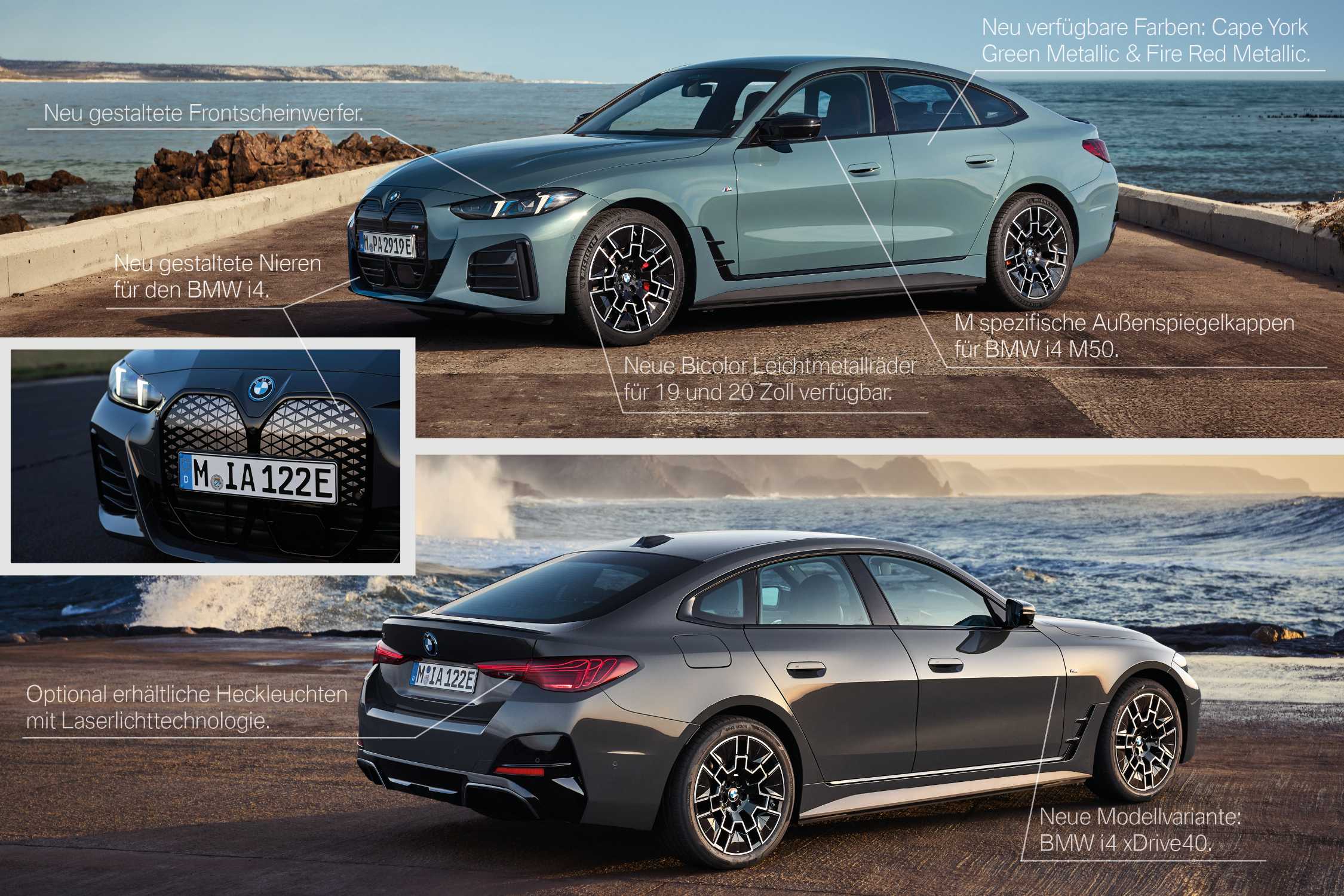 découvrez en avant-première une illustration exclusive du bmw i4, le coupé électrique alliant performance et design moderne.
