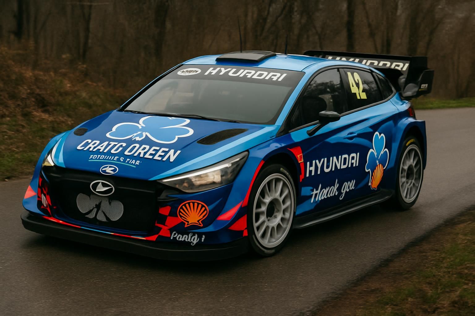hyundai célèbre la mémoire de craig breen avec une livrée spéciale unique, trois ans après son hommage émouvant dans le monde du sport automobile.