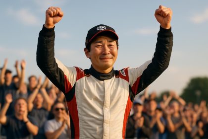 découvrez la célébration de la victoire de katsuta et son émotion sincère envers neuville : « je souffre pour lui ».