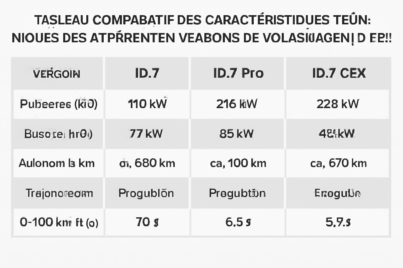 découvrez l’id.7 d’entrée de gamme, qui s’éloigne légèrement de la promesse des 700 km d’autonomie, pour une analyse complète de ses performances et caractéristiques.