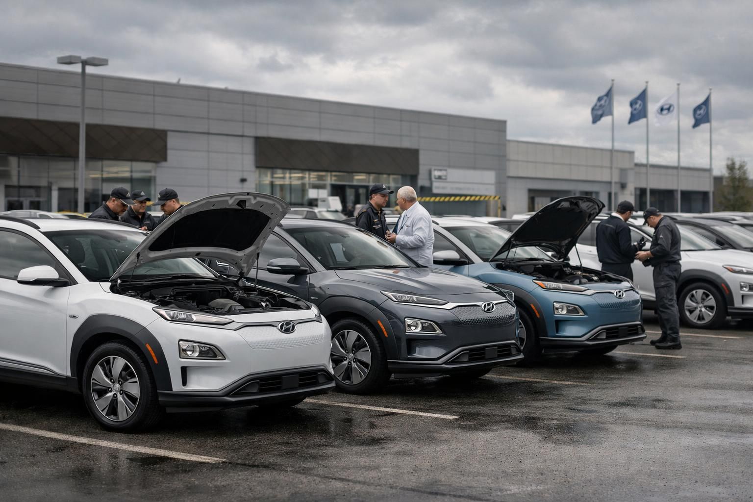 l'ancien hyundai kona électrique fait l'objet d'un rappel massif en raison d'un nouveau problème majeur affectant la sécurité des véhicules. découvrez tous les détails et les mesures prises.