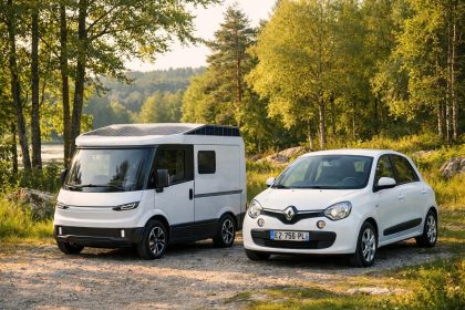 découvrez le camping-car électrique le plus compact d'europe, plus petit qu'une twingo, alliant innovation, mobilité et écologie pour des voyages urbains et aventuriers.