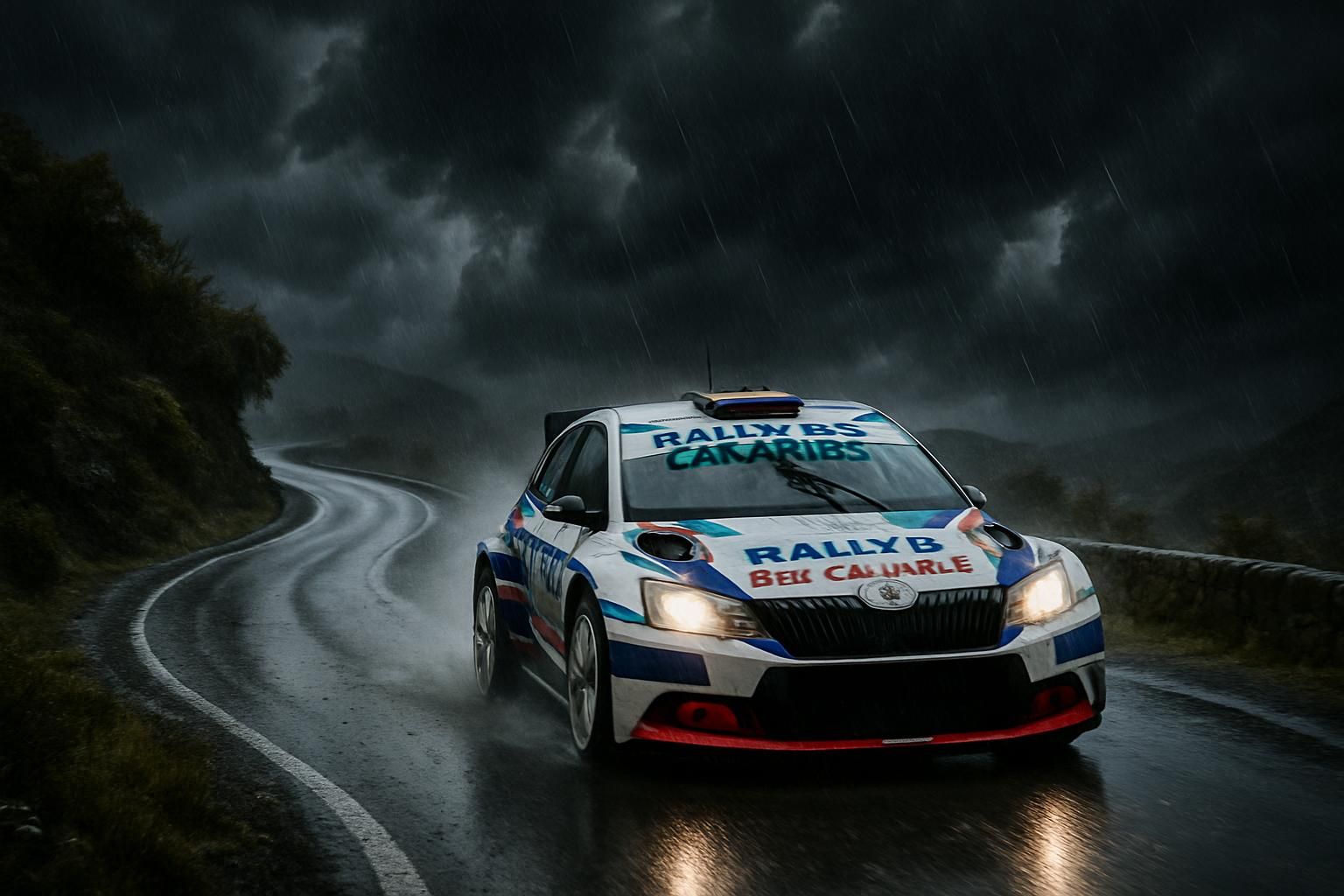 découvrez comment le parcours du rallye des canaries a été réinventé en réponse à une tempête inattendue, offrant un défi inédit aux participants.