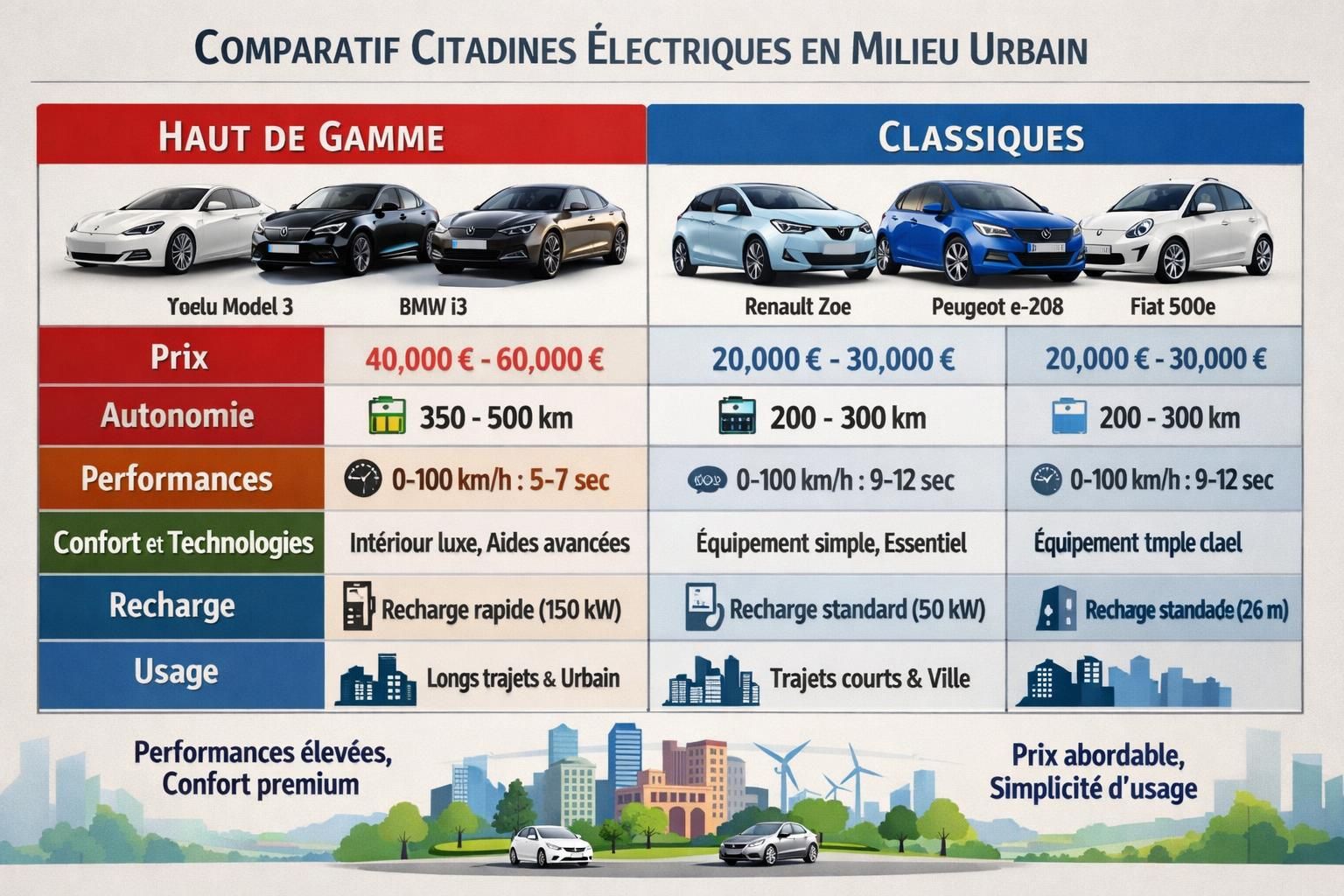 découvrez pourquoi les citadines électriques haut de gamme attirent davantage les consommateurs par rapport aux modèles classiques, en explorant leurs avantages, performances et innovations.