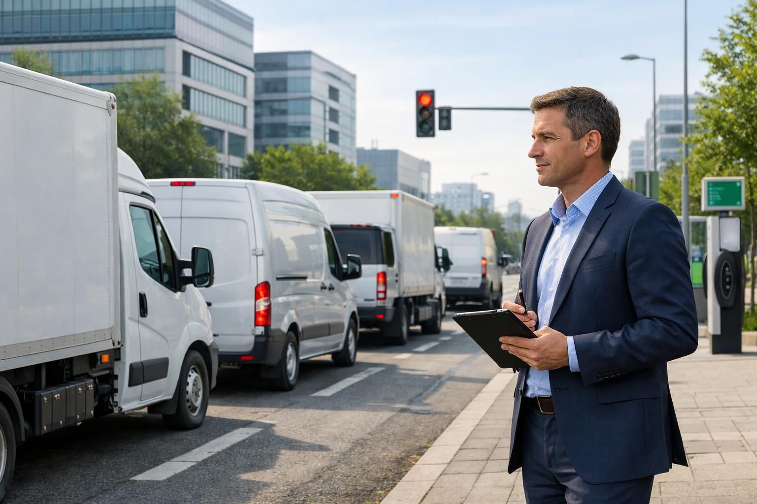 les gestionnaires de flottes demandent l'arrêt complet du moteur plutôt que le ralenti lors des arrêts, afin de réduire la consommation de carburant et les émissions polluantes.