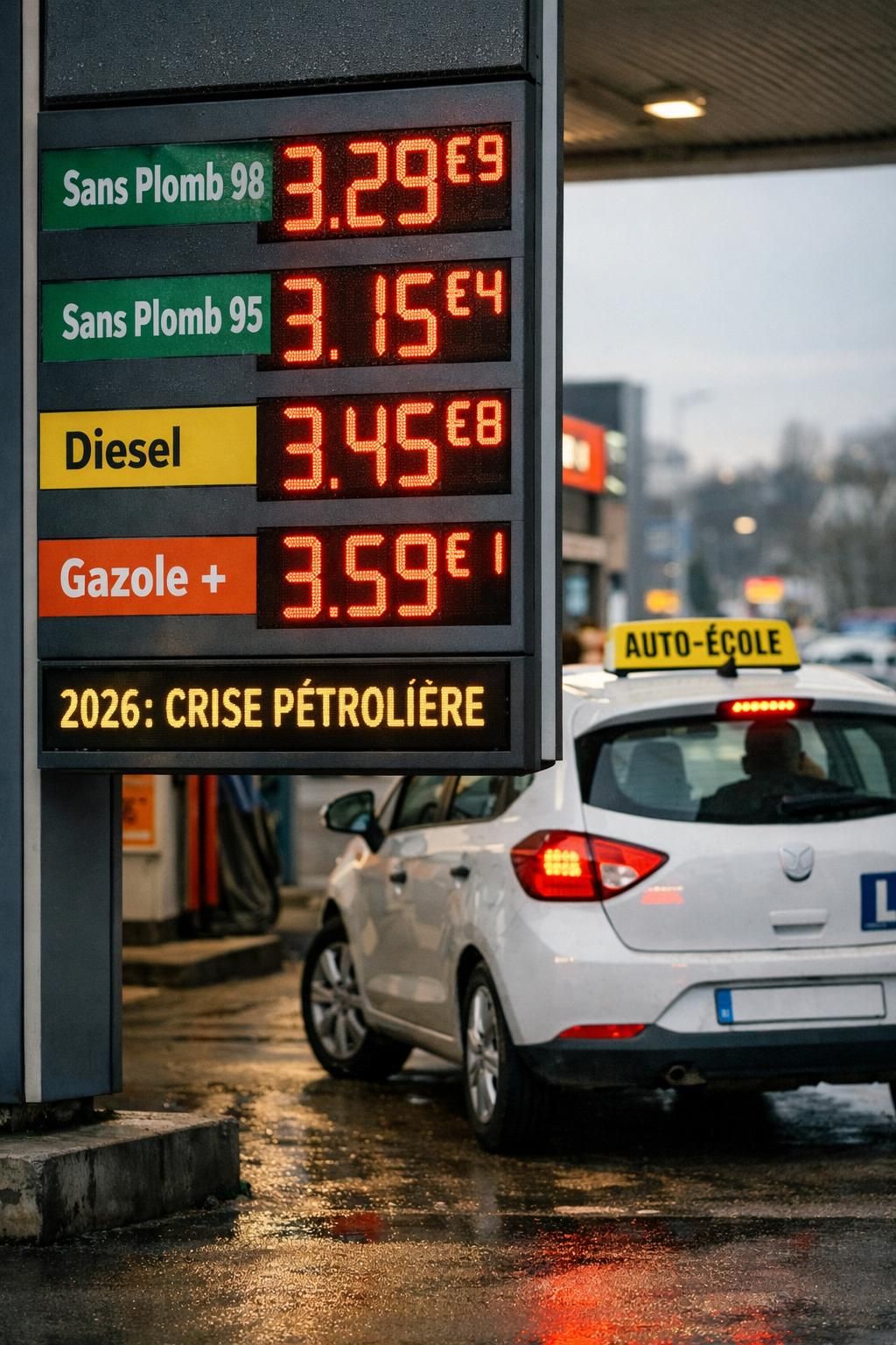 découvrez les enjeux de la crise pétrolière et l'impact potentiel sur le coût moyen du permis de conduire, qui pourrait bientôt atteindre 2 000 €.