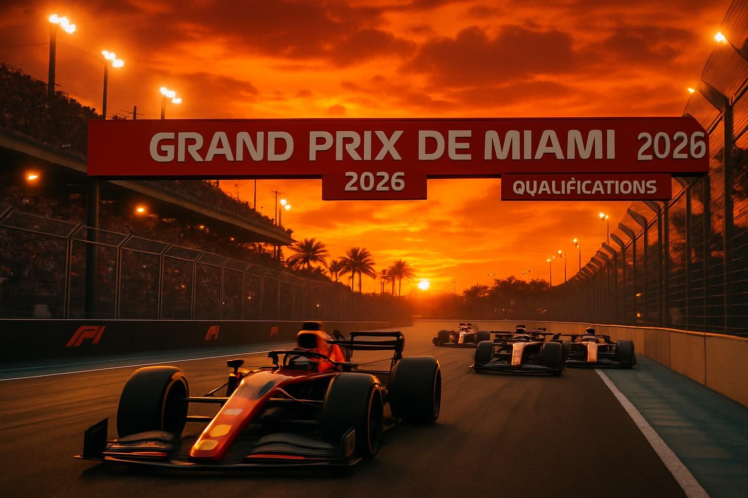 revivez les moments forts des qualifications du grand prix de miami 2026 et découvrez les pilotes en pole position prêts à s'affronter pour la victoire.