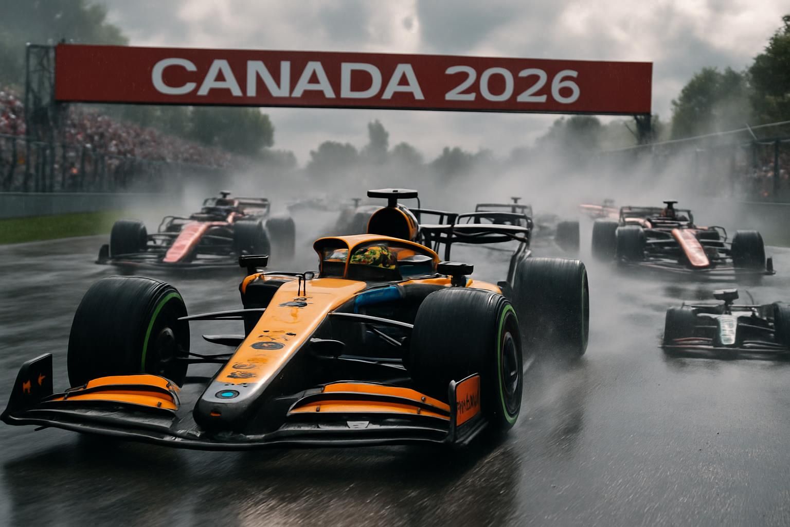 Grand Prix du Canada 2026 – Retour sur un départ chaotique avant que Norris prenne l’avantage en tête grâce à ses pneus intermédiaires ! revivez le grand prix du canada 2026 avec un départ chaotique suivi du spectaculaire dépassement de norris en tête grâce à ses pneus intermédiaires. analyse et moments forts de la course.