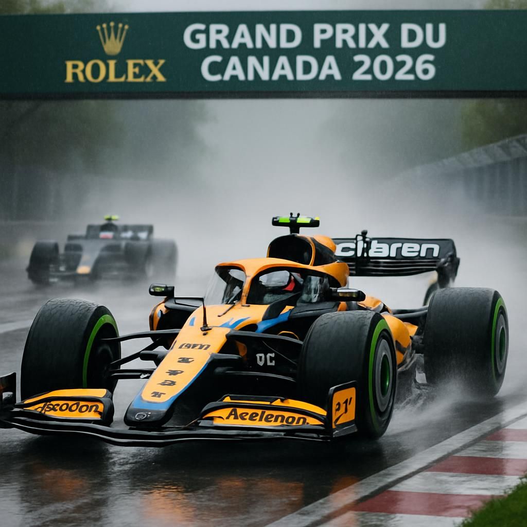 Grand Prix du Canada 2026 – Retour sur un départ chaotique avant que Norris prenne l’avantage en tête grâce à ses pneus intermédiaires ! revivez le grand prix du canada 2026 avec un départ chaotique suivi de la remontée spectaculaire de norris, qui prend la tête grâce à ses pneus intermédiaires.