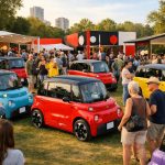 La Citroën Ami célèbre son premier festival dédié découvrez la citroën ami qui fête son tout premier festival dédié, un événement unique célébrant ce véhicule innovant et urbain.