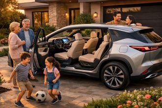 Le Lexus TZ : Quand l'électrique se met au service des familles de 6 avec élégance découvrez le lexus tz, le suv électrique pensé pour les familles nombreuses jusqu'à 6 personnes, alliant élégance, confort et technologie durable.