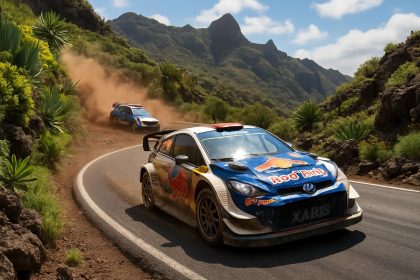 Ogier prend la tête aux Canaries tandis que Solberg dégringole hors piste ! suivez ogier prendre la tête du rallye aux canaries tandis que solberg rencontre des difficultés en dégringolant hors piste, bouleversant le classement.