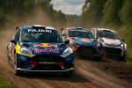 suivez la course palpitante avec pajari en tête sous contrôle, tandis que neuville et katsuta se livrent une lutte intense pour la seconde place.