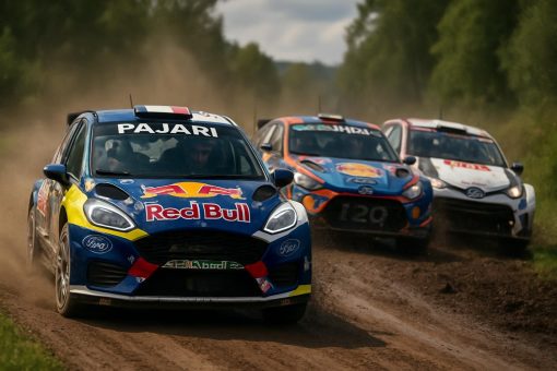 suivez la course palpitante avec pajari en tête sous contrôle, tandis que neuville et katsuta se livrent une lutte intense pour la seconde place.