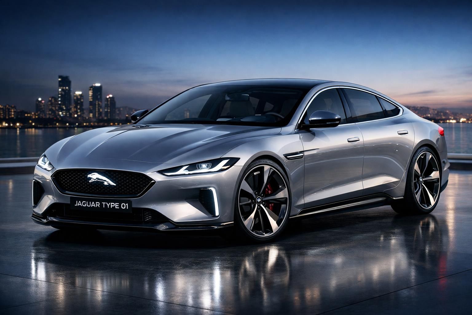 face à l'absence de nouvelles voitures en stock, jaguar mise sur son modèle électrique type 01 pour maintenir sa présence et attirer les clients sur un marché compétitif.