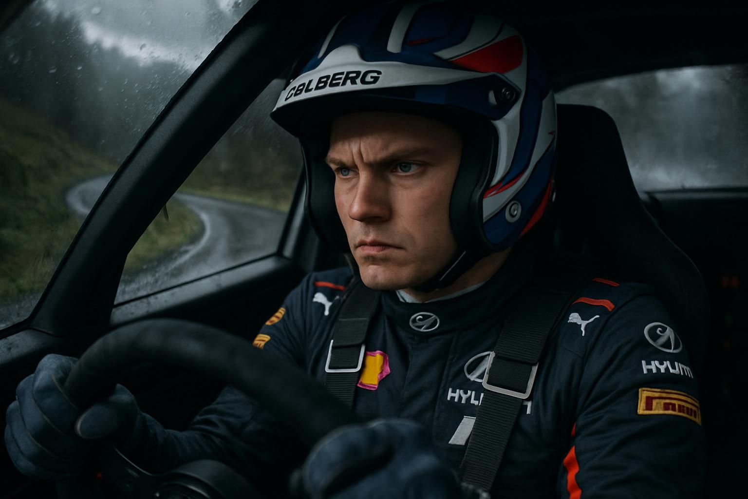 Solberg exploite les conditions traîtresses pour recoller à Ogier solberg profite des conditions difficiles pour réduire l'écart avec ogier dans la compétition.